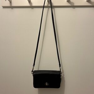 Coach Black Leather Crossbody Bag